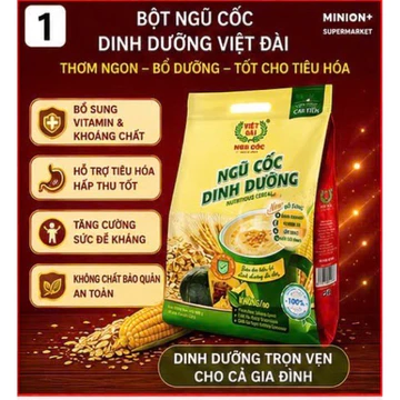 Bột ngũ cốc dinh dưỡng Việt Đài thức uống ngũ cốc thơm ngon tiện lợi dễ pha dùng hằng ngày