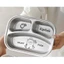 Khay Đựng Cơm Inox Chia Ngăn Capybara Kèm Thìa có Nắp Đậy,Khay Ăn Inox 304 Cho Bé 2,3 Ngăn Dễ Thương