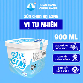 [Hoả tốc HN] Combo 6 Hộp Sữa Chua Hạ Long Size Đại 900ml mix 6 vị