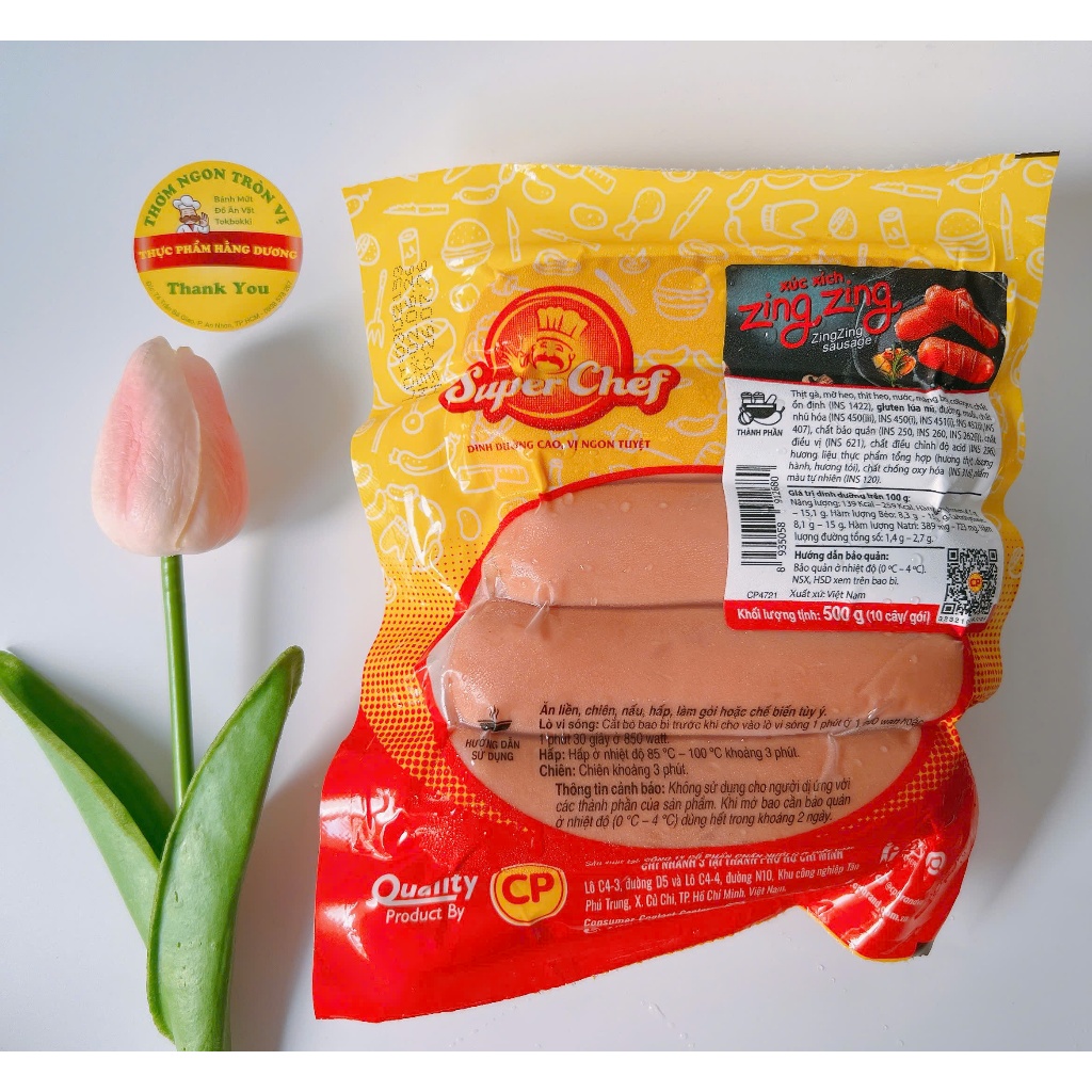 500g Xúc Xích Đức Zing Zing CP