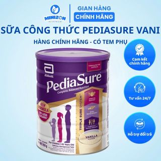 Sữa PediaSure Úc nắp tím 850g - Sữa bột dinh dưỡng tăng cân tăng chiều cao cho bé - Minizon Kids