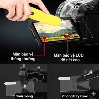 Miếng Kính Dán Cường Lực Bảo Vệ Màn Hình LCD Cao Cấp Cho Máy Ảnh Sony