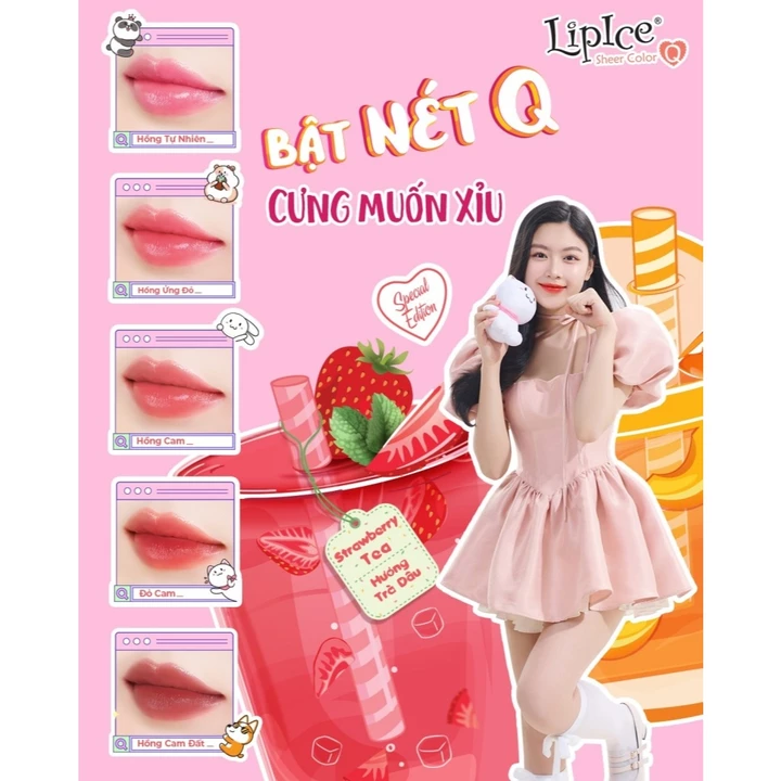 (Mới) Son dưỡng môi LipIce Sheer Color Q đủ màu