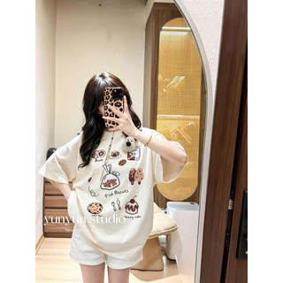 PHẠM THUỲ SHOP: ÁO PHÔNG IN HÌNH BÁNH KEM KÈM PHỤ KIỆN