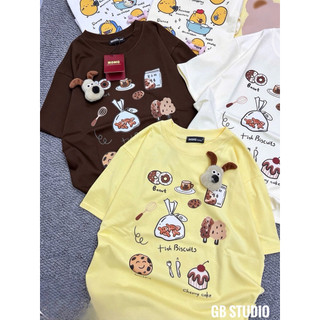 PHẠM THUỲ SHOP: ÁO PHÔNG IN HÌNH BÁNH KEM KÈM PHỤ KIỆN