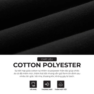[🔥HOT] Áo Thun Trơn Basic Tay Ngắn Vải Cotton Poly Spandex Form Fitted - Routine 10S26TSS074