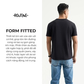 [🔥HOT] Áo Thun Trơn Basic Tay Ngắn Vải Cotton Poly Spandex Form Fitted - Routine 10S26TSS074