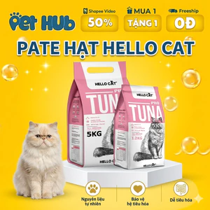 Hạt HELLO CAT Vị Cá Ngừ Thức Ăn Khô Dành Cho Mèo Giảm Mùi Hôi Phân