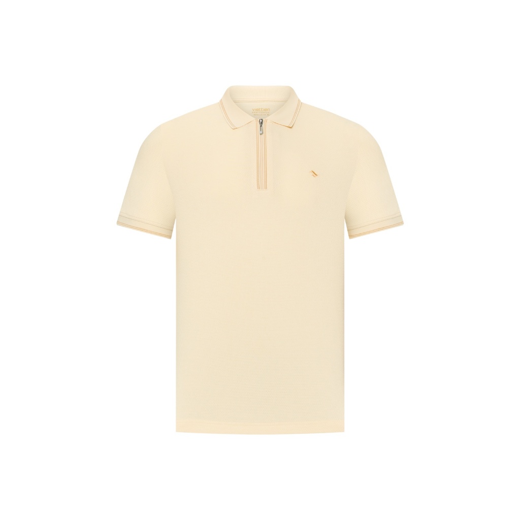 Áo thun Polo trụ dây kéo không túi VIETTIEN SMART CASUAL vải Cotton form REGULAR FIT VT00000677