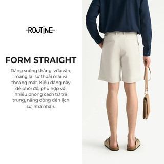 [🔥HOT] Quần Short Nam Trơn Vải Dobby Texture Form Straight - Routine 10S26PSH028