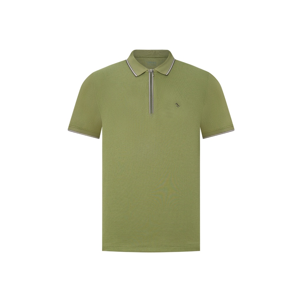 Áo thun Polo trụ dây kéo không túi VIETTIEN SMART CASUAL vải Cotton form REGULAR FIT VT00000677