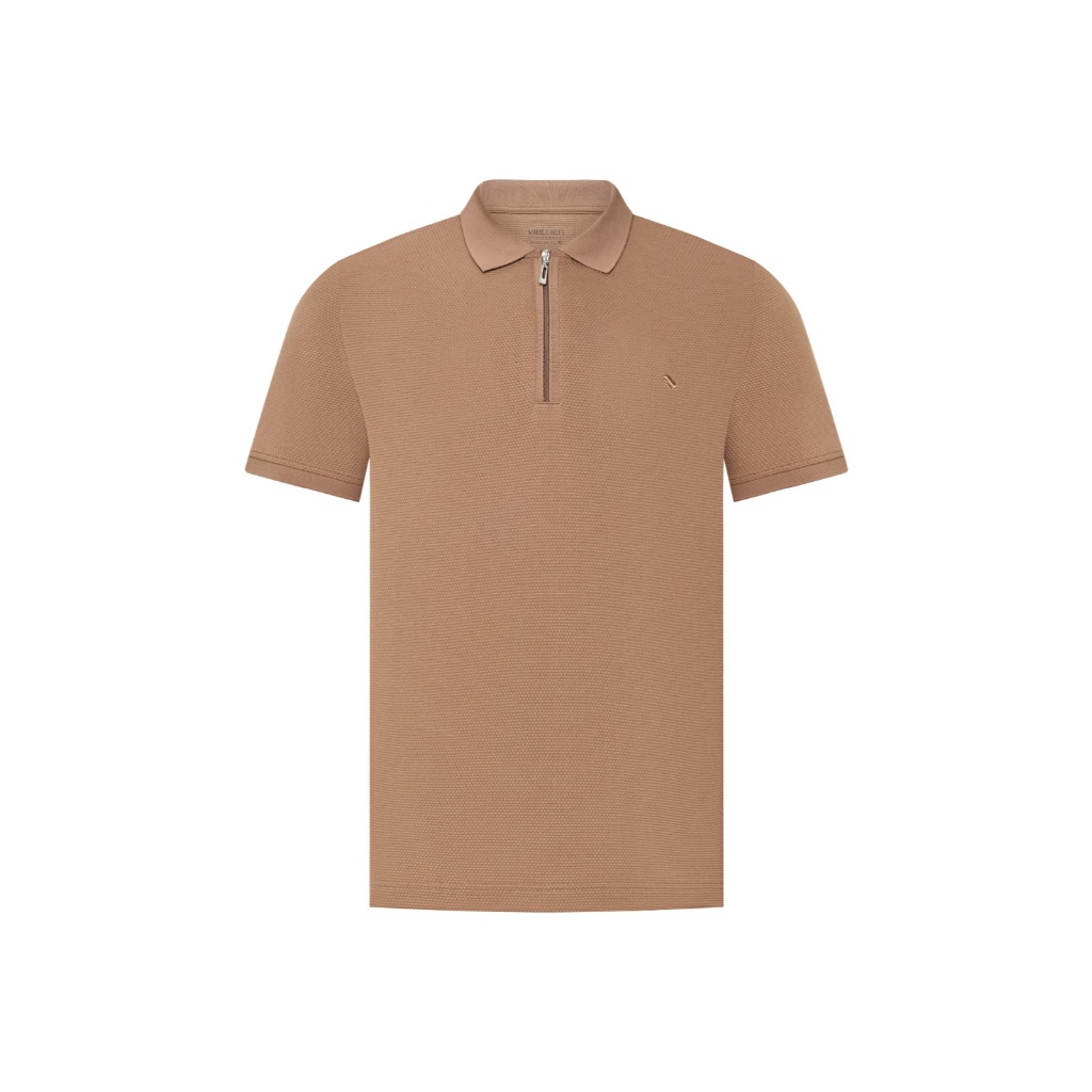 Áo thun Polo trụ dây kéo không túi VIETTIEN SMART CASUAL vải Cotton form REGULAR FIT VT00000678