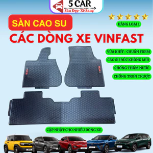 Thảm Lót Sàn Cao Su Xe Limogreen, VF3, VF5, VF6, VF7, VF8, VFE34, Fadil, Herio, Nerio, MPV7, EC Van, Minio green