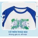 Áo Thun Bé Trai WooKids TTS26S004R | 9-14 Tuổi | 100% Cotton | Áo Thun Tay Ngắn In Hổ Năng Động