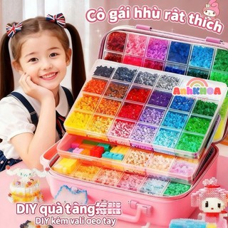 Hạt Xếp Đồ Chơi Tự Làm - Ủi Nhiệt Quà Tặng Nhựa Đầy Đủ Xếp Hình
