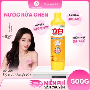 Nước rửa chén bát Liby 500g hương Kim Quất (Tắc), Nước rửa bát chiết xuất Vitamin E bảo vệ da tay khử mùi tanh