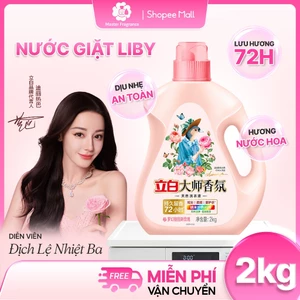 Nước Giặt Liby Đậm Đặc Hương Hoa Hồng Túi 1KG/2KG - Giặt Sạch, Lưu Hương Nước Hoa 72H