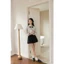 Áo Sơ Mi Cổ Đức Xếp Ly Nẹp 2S03.2604, Áo Sơ Mi Nữ Phối Nơ Thanh Lịch Form Suông Tiểu Thư Công Sở Cao Cấp Thiết Kế By JM