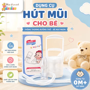 Dụng Cụ Hút Mũi Kéo Tay Cho Bé Thế Hệ Mới Nhựa Nguyên Sinh Lực Hút Mạnh, Chống Chảy Ngược DouDou A11