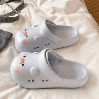 Dép Sục Heo Má Hồng Siêu Cute, Đế Mềm Chống Trượt, Êm Chân, Đi Trong Nhà & Ngoài Trời - Đoàn Shoes - A48