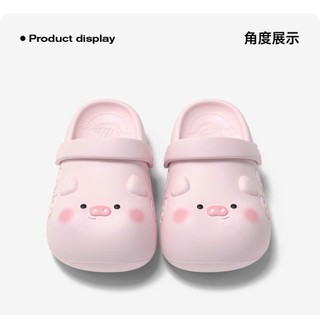 Dép Sục Heo Má Hồng Siêu Cute, Đế Mềm Chống Trượt, Êm Chân, Đi Trong Nhà & Ngoài Trời - Đoàn Shoes - A48
