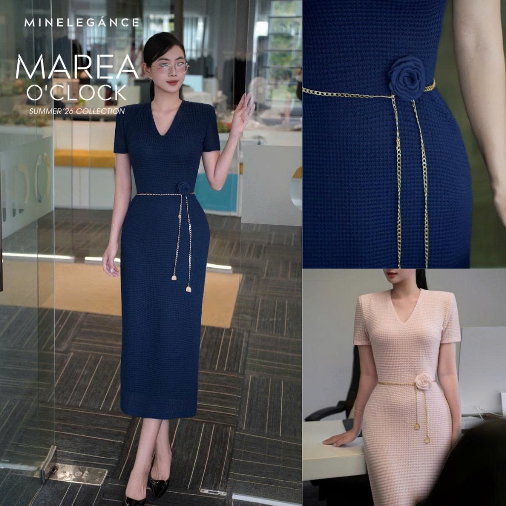 MINELEGÁNCE | VÁY BODY DÁNG DÀI, SANG TRỌNG, THANH LỊCH - MIN442