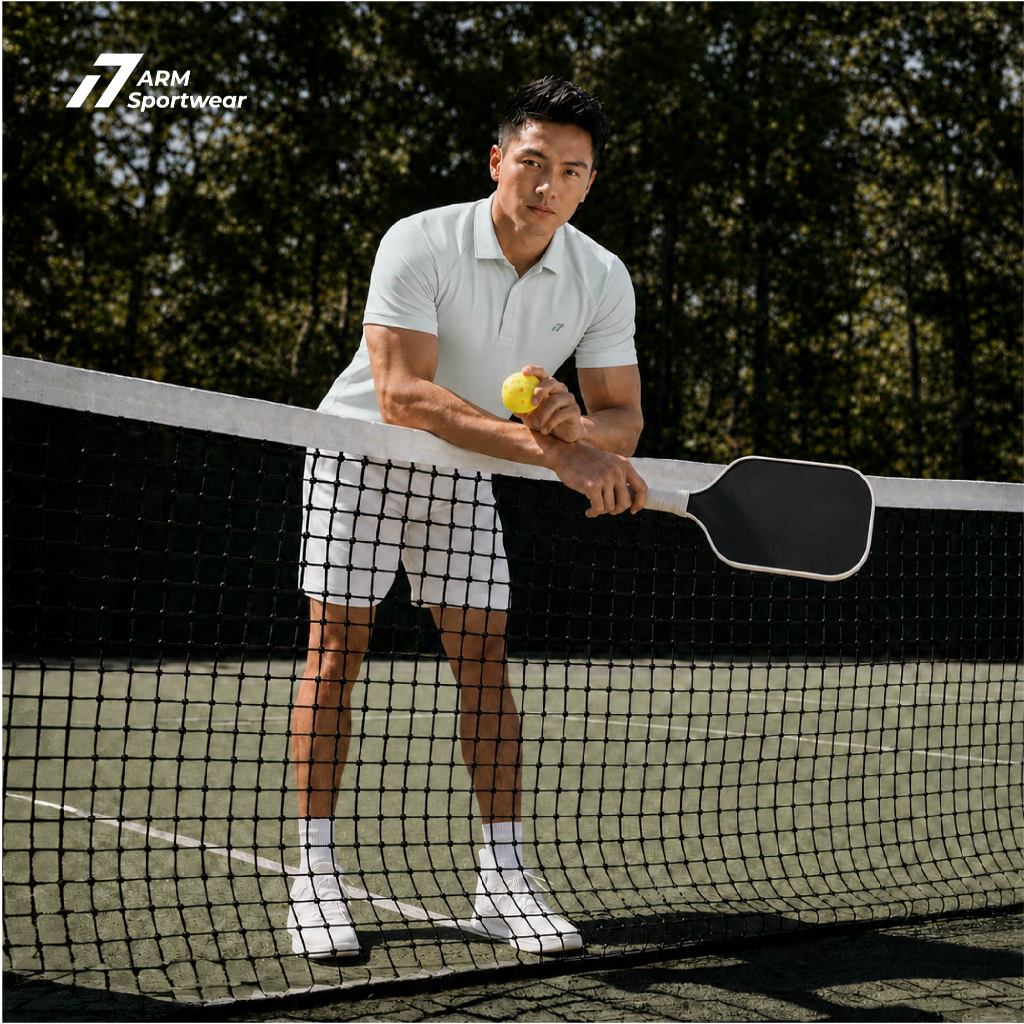 Áo Polo Nam Thể Thao Active ARM Sportwear, Áo thể thao đa năng Gym Chạy bộ Pickleball Tennis thoáng khí thấm hút