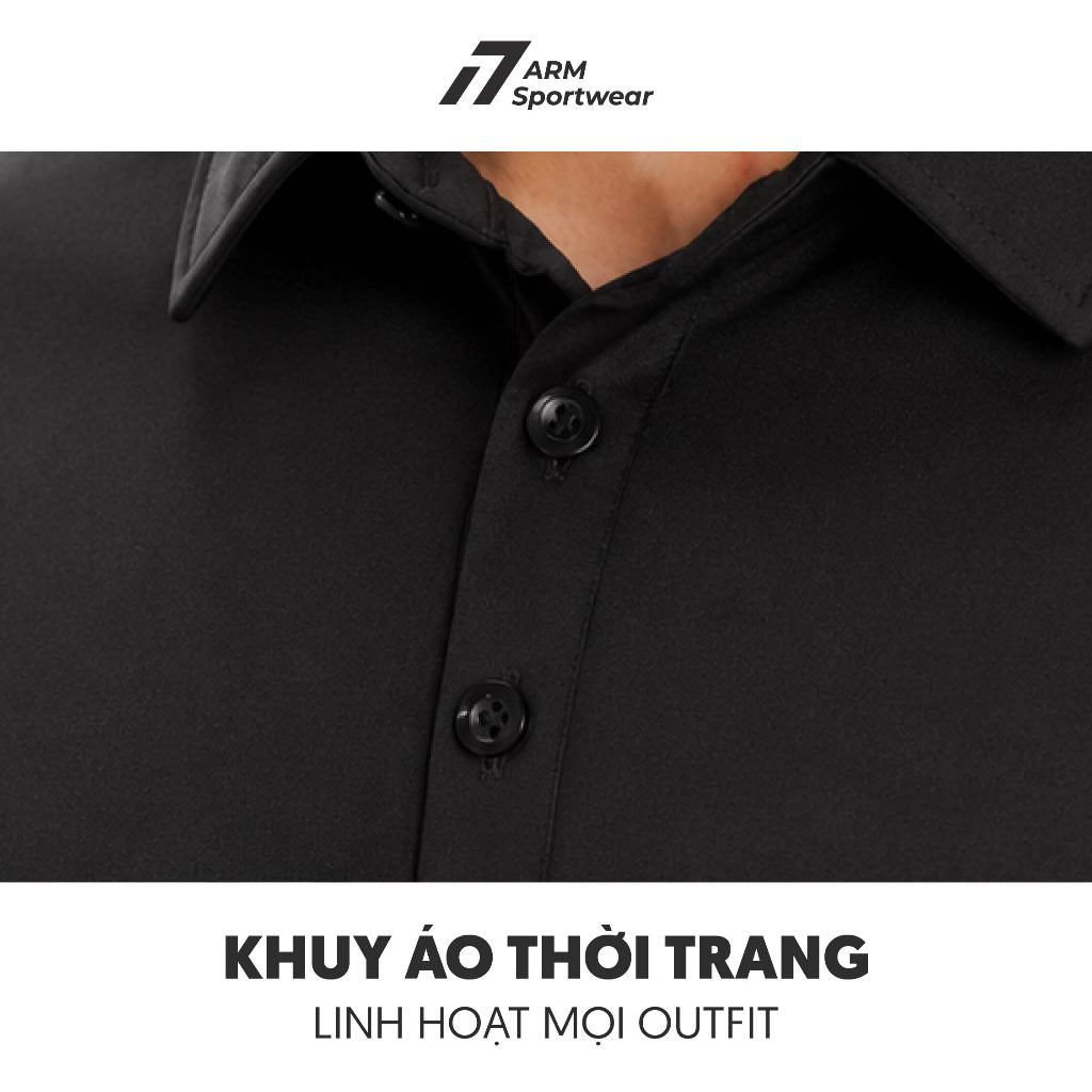 Áo Polo Nam Thể Thao Active ARM Sportwear, Áo thể thao đa năng Gym Chạy bộ Pickleball Tennis thoáng khí thấm hút