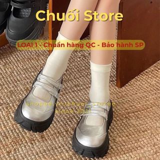 Giày lolita nữ da PU tổng hợp dệt vải đế cao su mang thoải mái nhẹ nhàng dễ thương siêu xinh