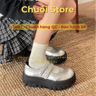 Giày lolita nữ da PU tổng hợp dệt vải đế cao su mang thoải mái nhẹ nhàng dễ thương siêu xinh