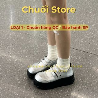 Giày lolita nữ da PU tổng hợp dệt vải đế cao su mang thoải mái nhẹ nhàng dễ thương siêu xinh