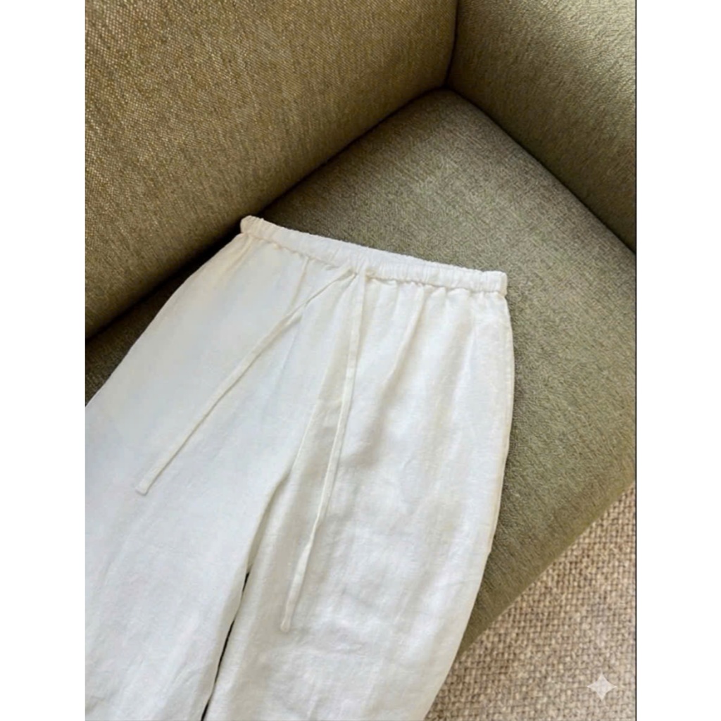 𝗡𝗼𝗻𝗼 𝗣𝗮𝗻𝘁𝘀-  Quần Linen xuông