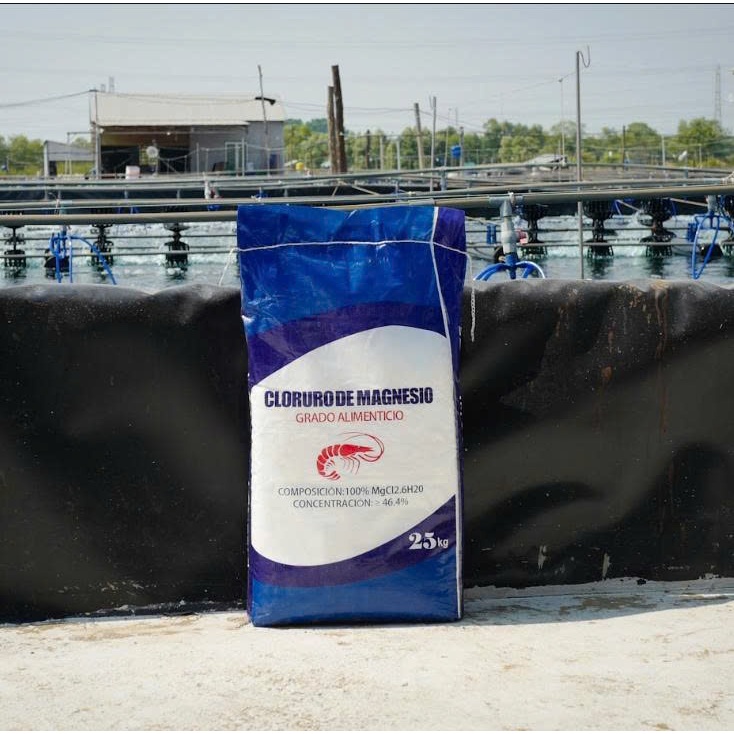 Khoáng MgCl2 bột (25kg/bao) - Magnesium Chloride - bổ sung Mg giúp tôm khỏe mạnh