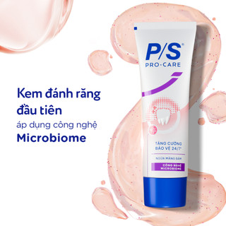 [LIVE][Mua3 Tặng2]Combo 3Kem Đánh răng P/S Pro-Care hàng tỉ ion hoạt tính lợi khuẩn150g TẶNG 2 bàn chảiP/S chăm sóc nướu