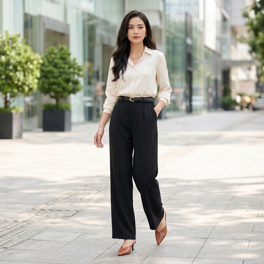 VẢI TRƯỢT MÀU ĐEN - MAY VEST, BLAZER, VÁY, QUẦN CÔNG SỞ...