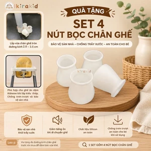 SET 4 NÚT SILICON BỌC CHÂN GHẾ ĂN DẶM KIDWOW CHỐNG TRƠN TRƯỢT ĐA NĂNG TIỆN DỤNG