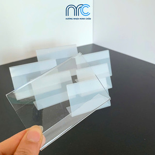 Combo 2 Cái Menu mica chữ L, Bảng mica để bàn chữ L trong suốt, Bảng mica chữ L - Lỗi 1 đổi 1