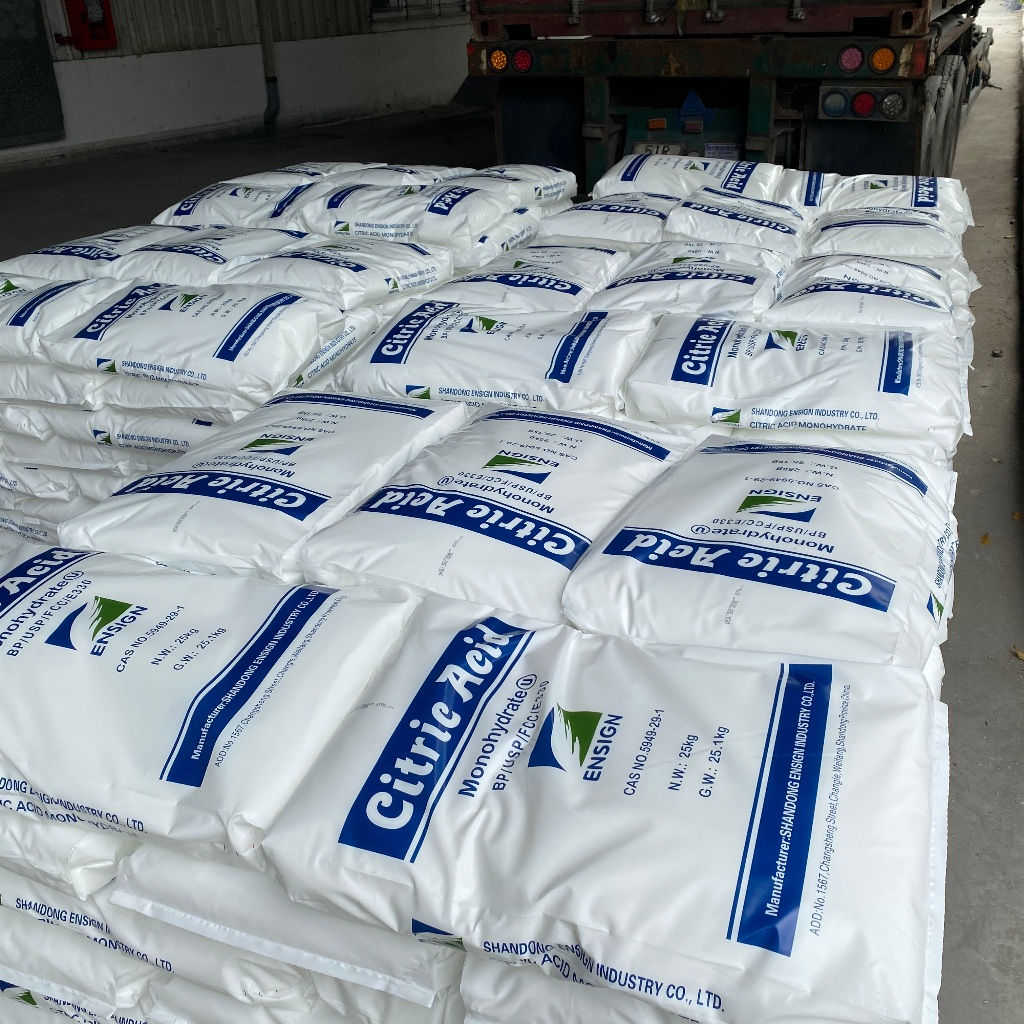 Bột chanh, bột tạo chua, Acid Citric Mono - (25kg/bao) - acid Chanh, chất điều chỉnh pH