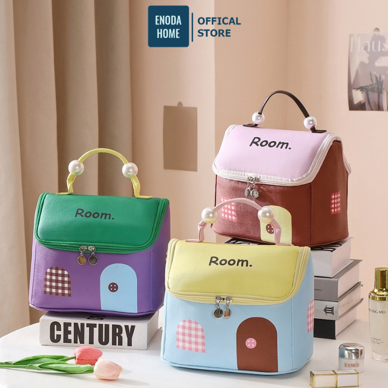 Túi Đựng Mỹ Phẩm, Đựng Đồ Makeup ENODA HOME, Túi Đựng Đồ Cá Nhân Cầm Tay, Dung Tích Lớn TUIPU011
