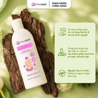 Dung Dịch Vệ Sinh Phụ Nữ Hexacare Extra-Doux pH 4.5 | Cấp Ẩm, Giảm Khô Rát, Thanh Mát, Dịu Nhẹ 200ml