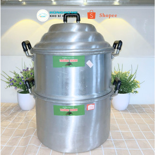 [Kho Sỉ] [CHÍNH HÃNG] CHÕ HẤP ĐỒ XÔI NHÔM SIZE 38 - 42cm TRƯỜNG THÀNH CAO CẤP HẤP 14KG GẠO, LOẠI 1 DÀY - HUNGHOME