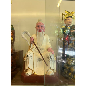 Tượng thái thượng lão quân gỗ mít size 30cm