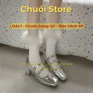 Giày cao gót nữ da PU tổng hợp dệt vải đế cao su dễ đi thuận tiện êm chân nhẹ nhàng
