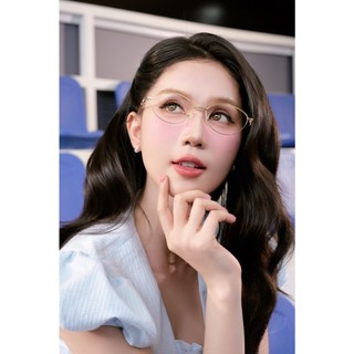 Gọng kính thời trang nam nữ ANNA chất liệu kim loại dáng oval 36005