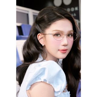 Gọng kính thời trang nam nữ ANNA chất liệu kim loại dáng oval 36005