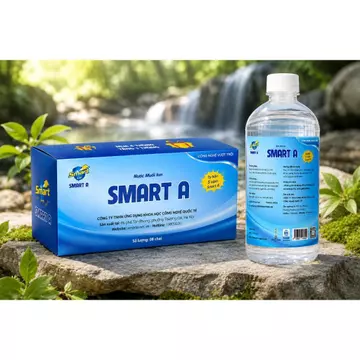 Combo 4 chai Dung dịch sát khuẩn Smart Anolyte (Nước A) khử khuẩn tay, bề mặt an toàn từ thiên nhiên 500ml