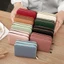 Ví Nữ Mini 2 Khóa Kéo Da PU Cao Cấp, Thiết Kế Thanh Lịch Tiện Dụng MUN STORE V2K59