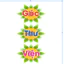 Set chữ GÓC THƯ VIỆN in Decal bóc dán cỡ 20x30cm đã cắt viền sẵn