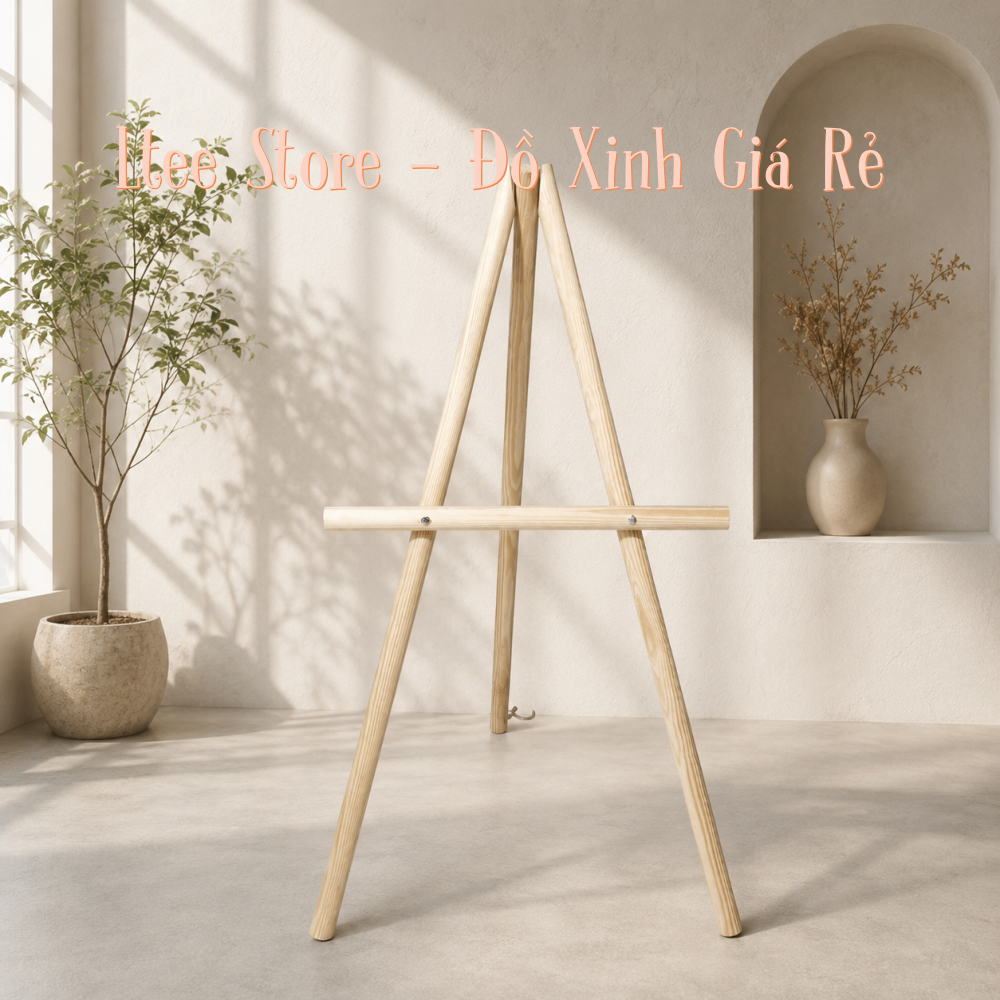 Giá Gỗ Thông Để Bảng Welcome, Ảnh Cưới, Sinh Nhật & Sự Kiện - Kệ Trưng Bày Cao Cấp