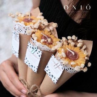 Hoa nến thơm ốc quế, Quà tặng sinh nhật, quà tặng tốt nghiệp - Hoa ốc quế - ONIÕ